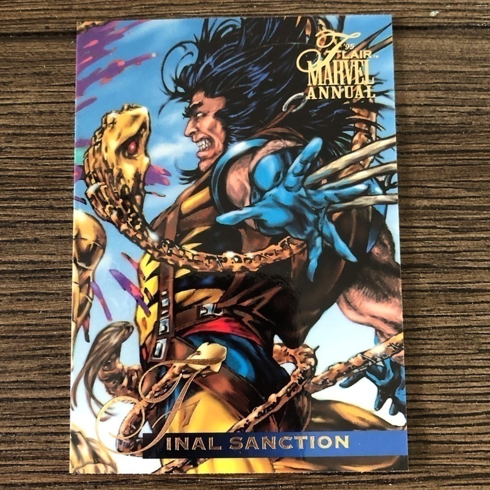 1995 Flair Marvel Annual Trading Card: Final Sanction # 40